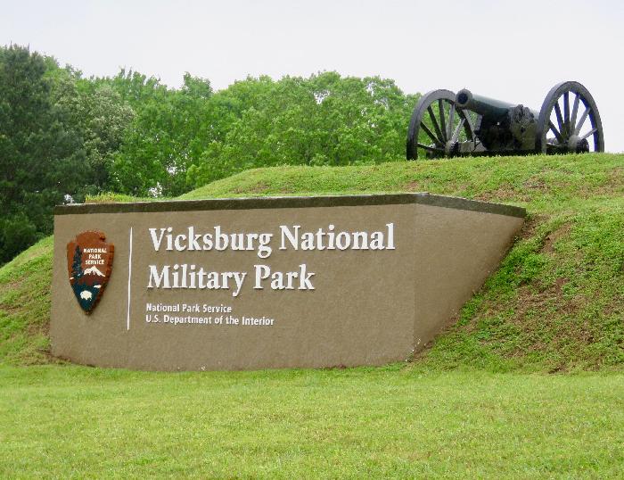 Entrance to Vicksburg National Military Park