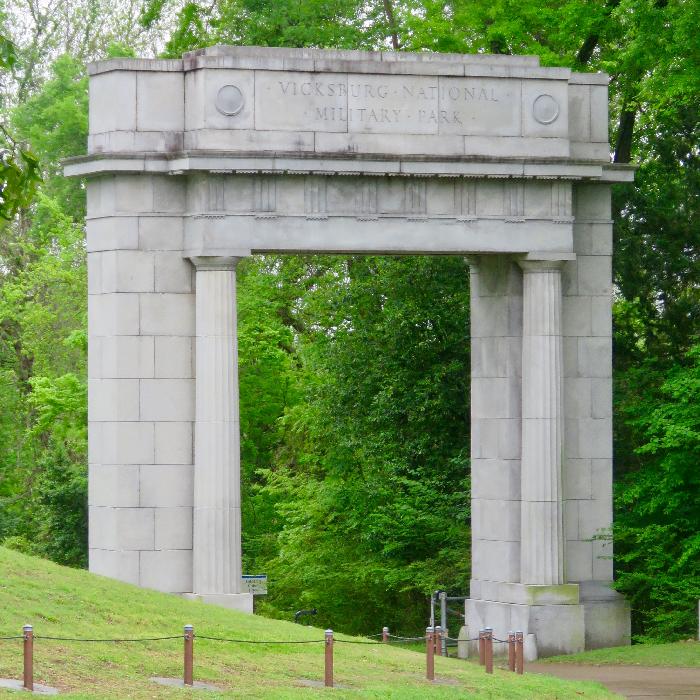 Memorial Arch at Vicksburg National Military Park