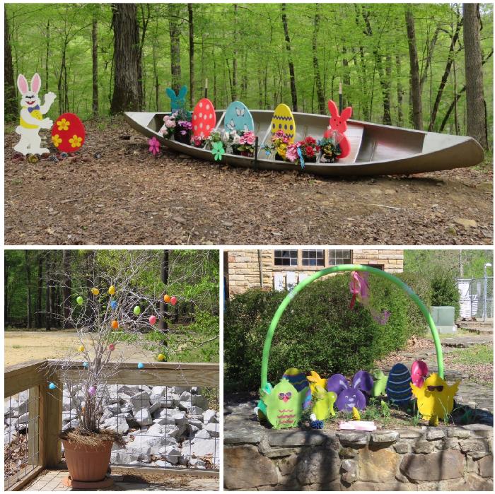 Easter Decorations at Tishomingo State Park