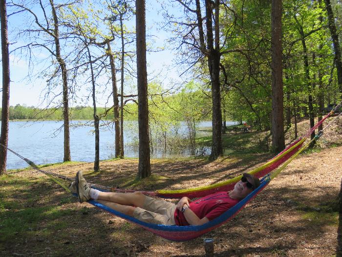 Relaxing by Haynes Lake