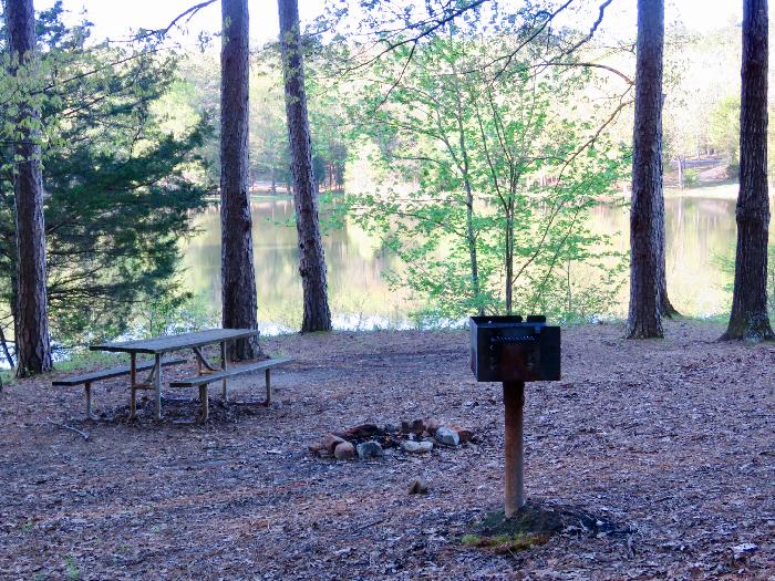 Amenities with a View at Campsite 13