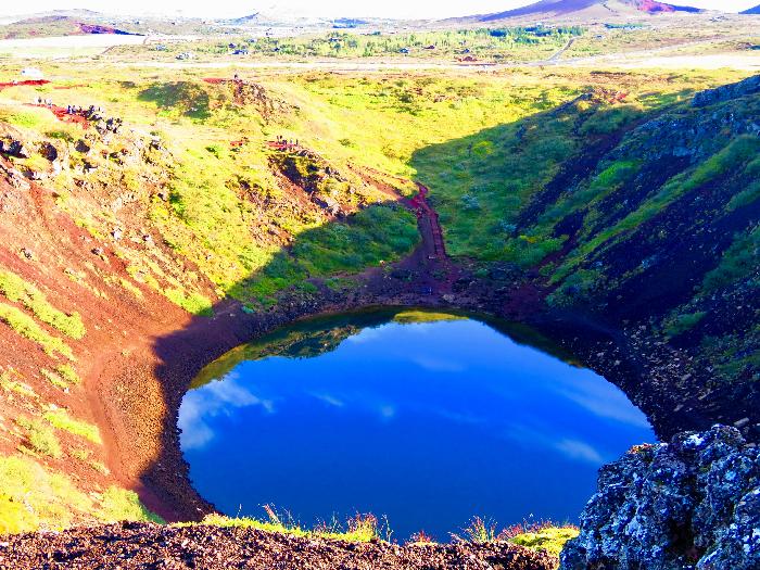 Keria, the Volcanic Crater Lake