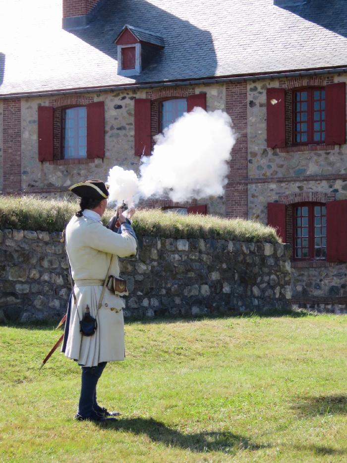 Musket-Firing Demonstration at Fortress of Louisbourg