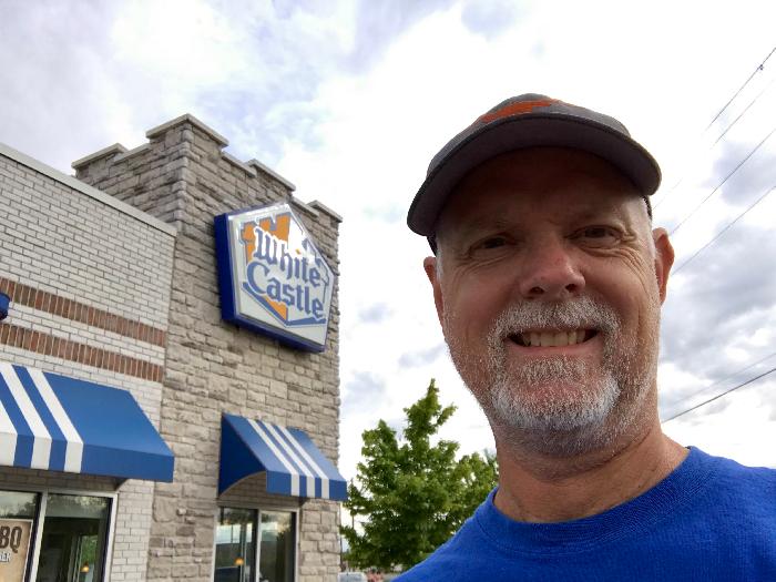 Scott's First White Castle Meal - in Indiana