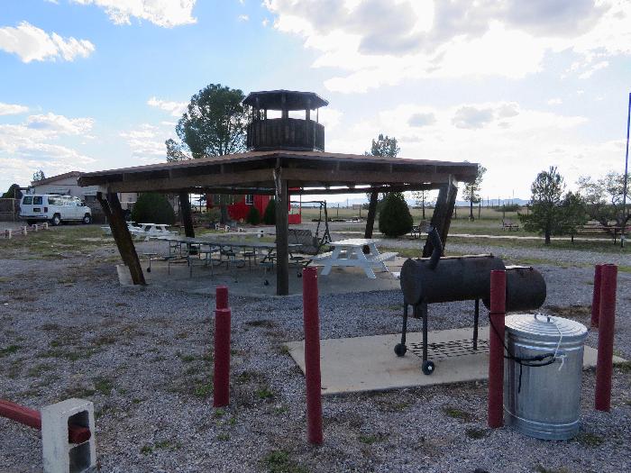 Ft. Willcox RV Park's Shared Gazebo and Grill