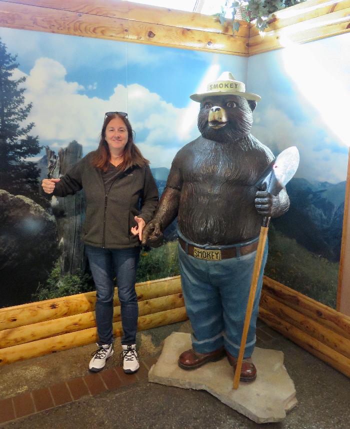 Inside the Smokey Bear Historical Park