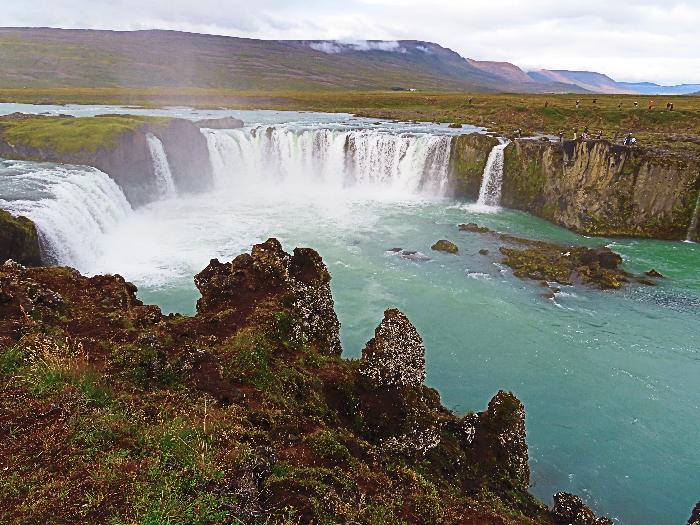 Iceland's Godafoss Waterfall