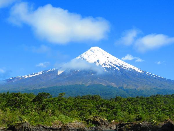 Magestic View of the Vulcan Osorno
