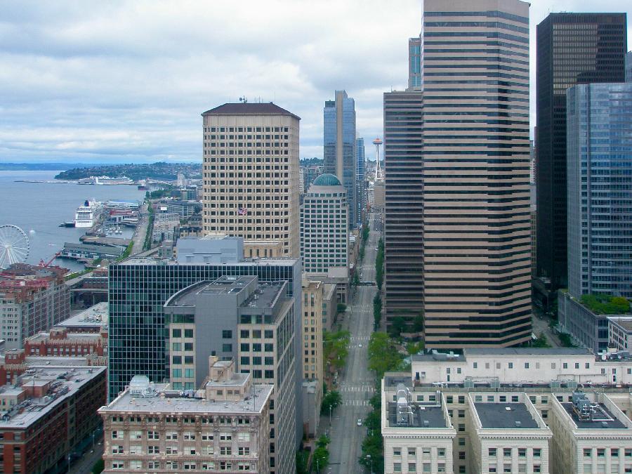 View from Smith Tower Observation Deck