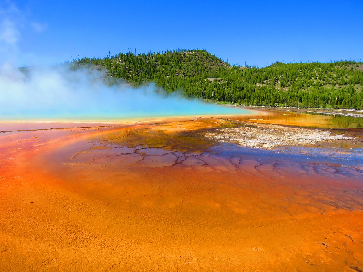 Sulfuric Boiling Pots in Yellowstone