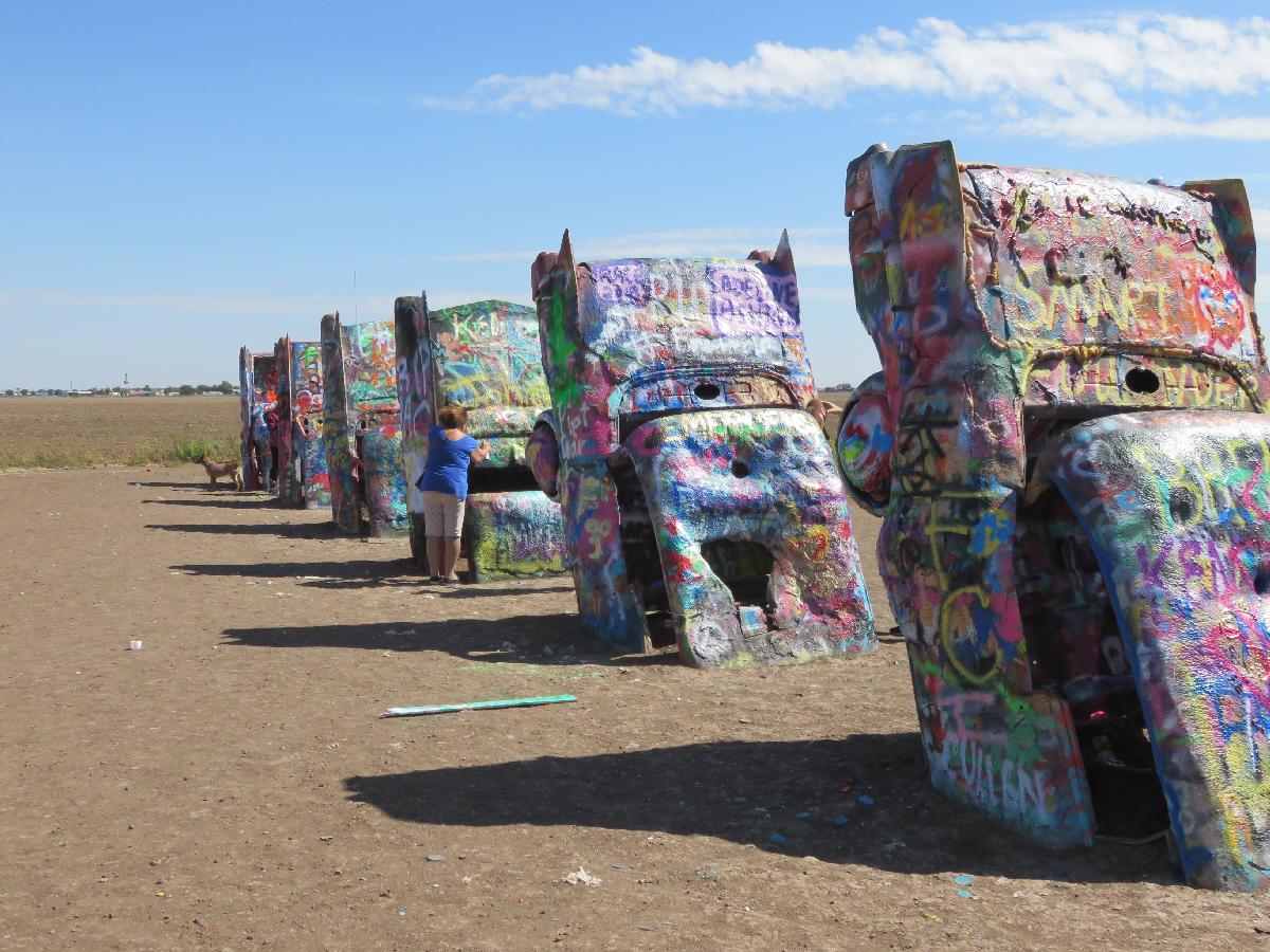 Amazing Stop at the Famous Cadillac Ranch