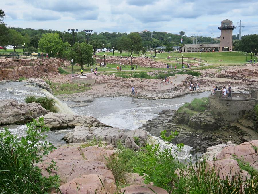 Falls Park from a Viewing Platform