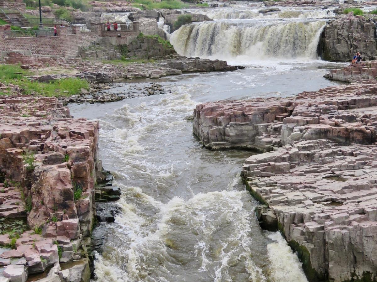 Mesmerizing Falling Water of the Big Sioux River