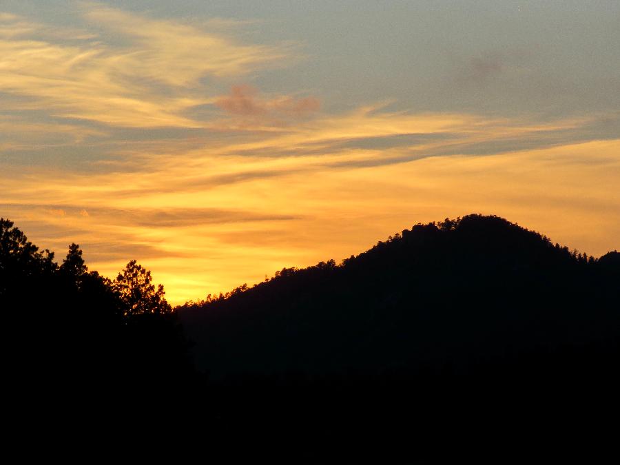 Sunset Over Custer's Gulch RV Park