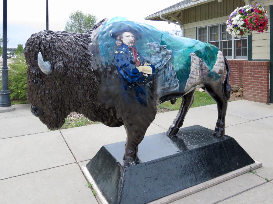 General Custer Buffalo at Custer City Visitor Center