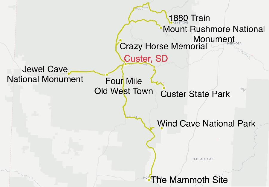 8 Must See Places within 1 Hour of Custer, SD
