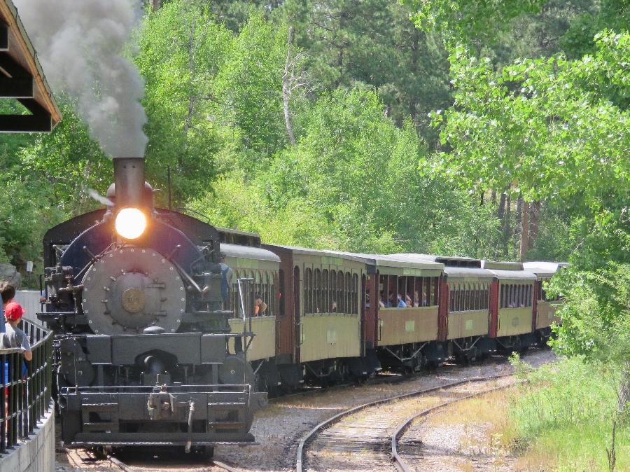 1880 Train Arriving in Keystone, SD