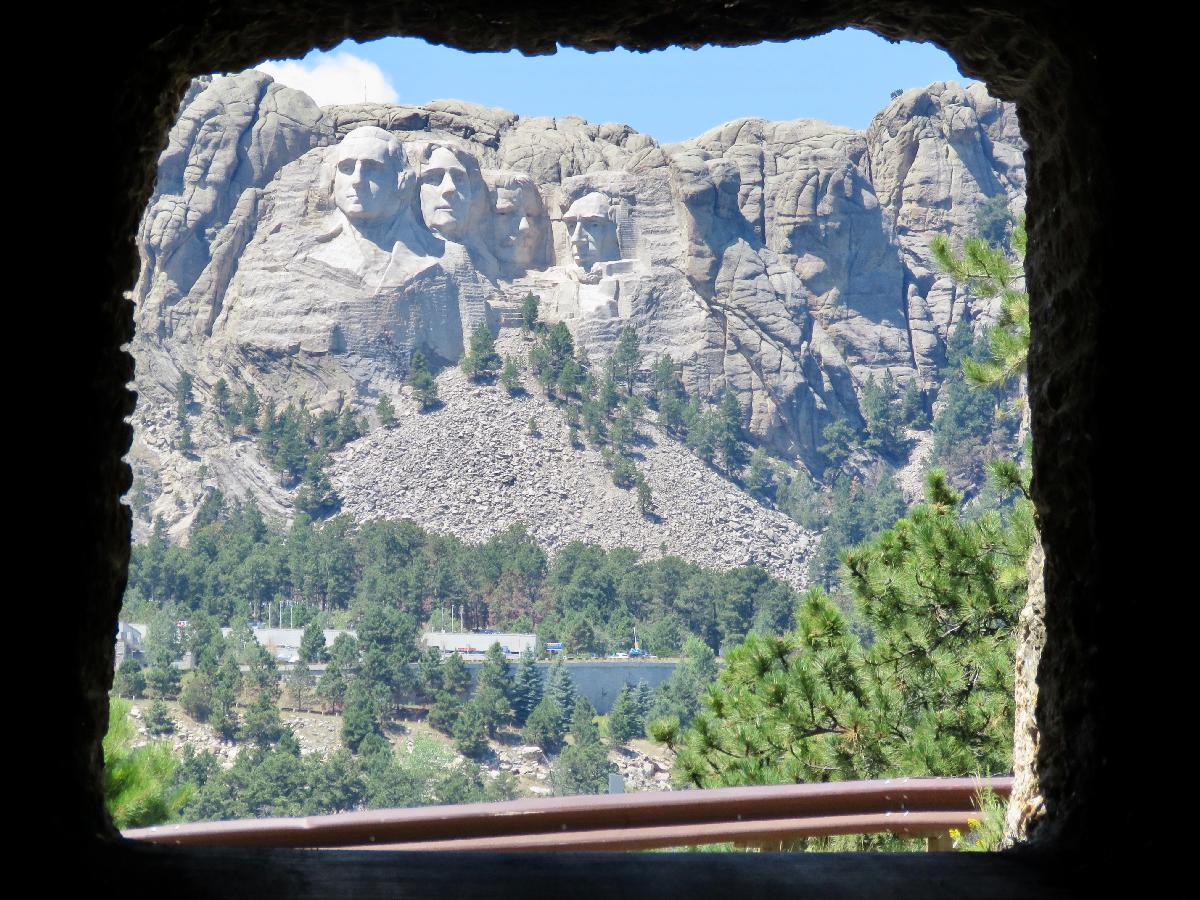 Picture Perfect View of Rushmore from Iron Mountain Road