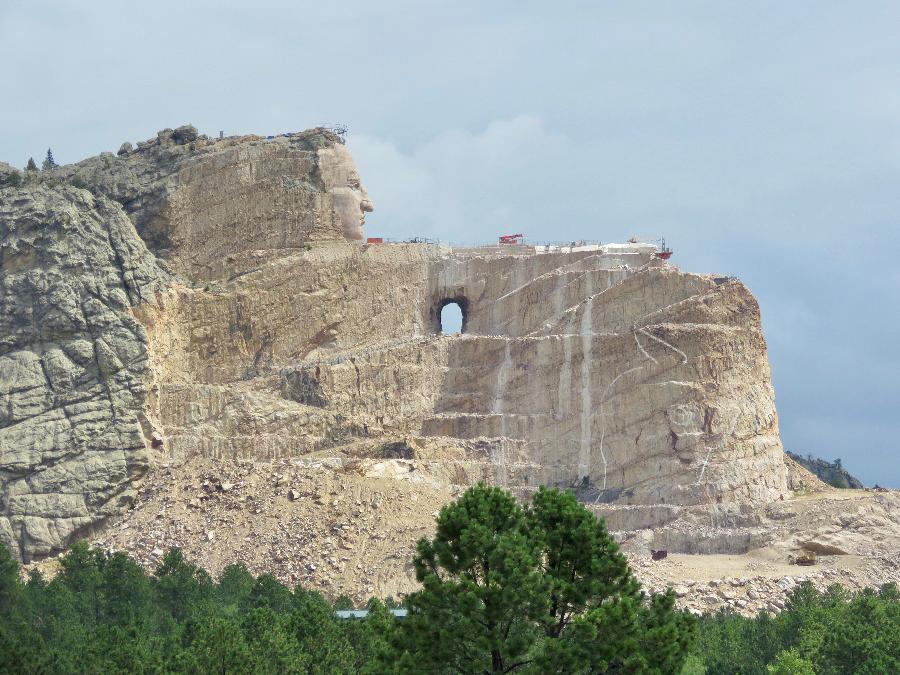 Crazy Horse from the Viewing Veranda