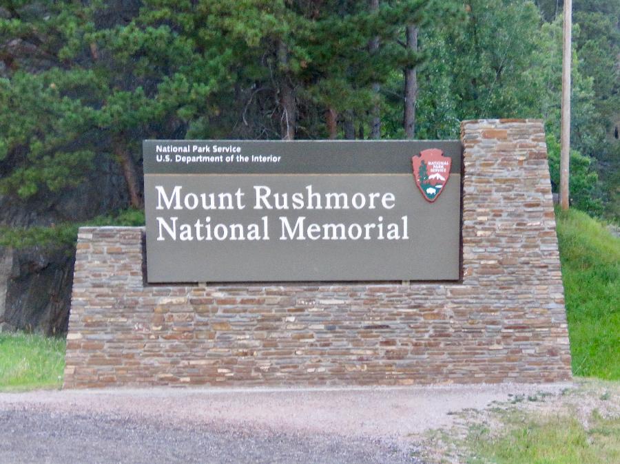Entrance to Mount Rushmore National Memorial
