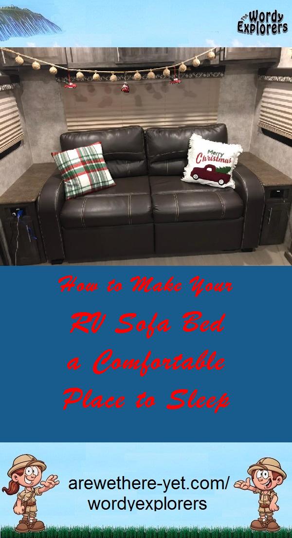 How to Make Your RV Sofa Bed a Comfortable Place to Sleep