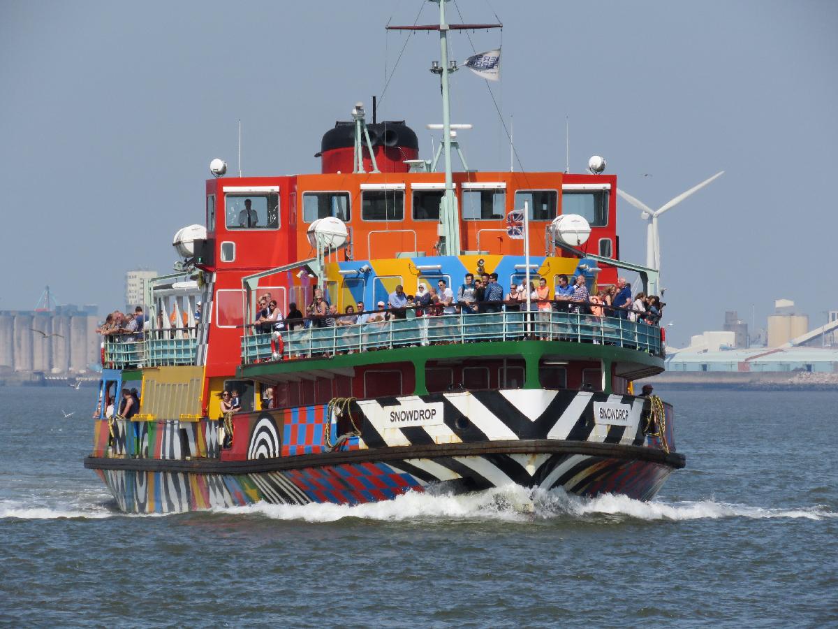 A Colorful Ride on the Mersey Ferry across the River