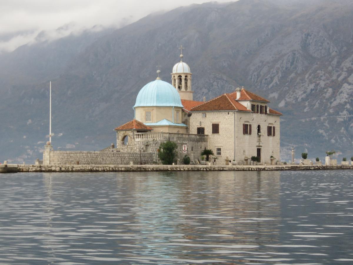 Our Lady of the Rocks is an Important Church in Kotor