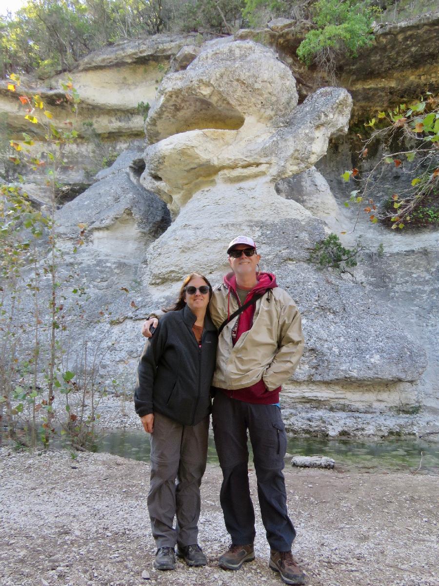 Monkey Rock at Lost Maples State Park