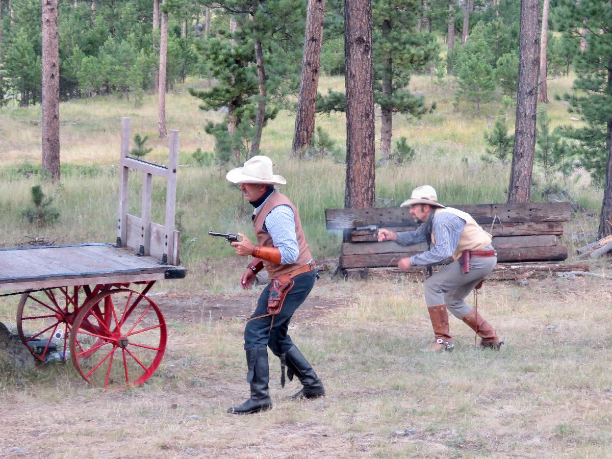 Witness an Old West Shootout Aboard the 1880 Train