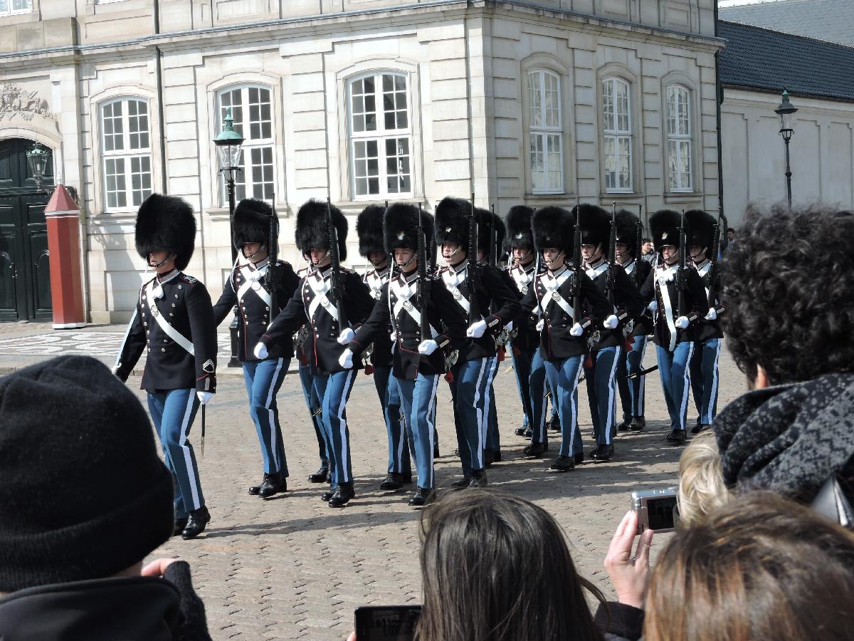 Changing of the Guard at Amalienborg Palace