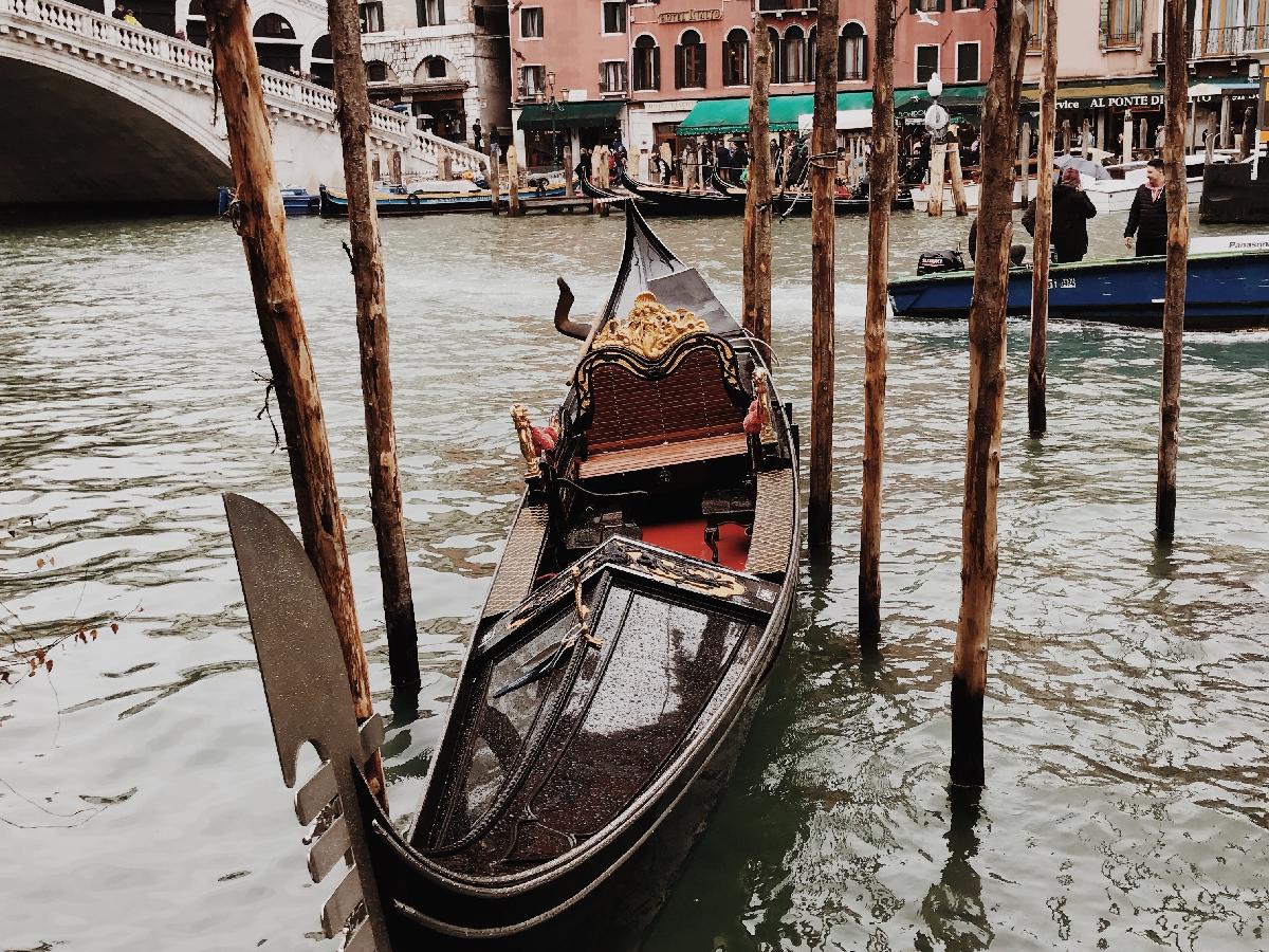 Running Through the Narrow Streets of Venice