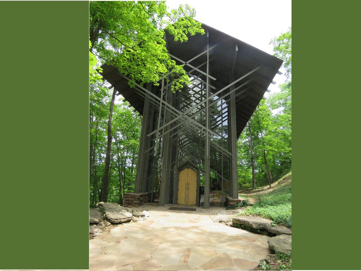 Peaceful Surroundings of Thorncrown Chapel