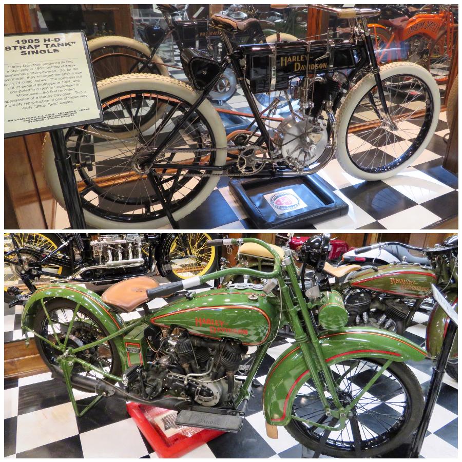 Vintage Harley Davidson Bikes