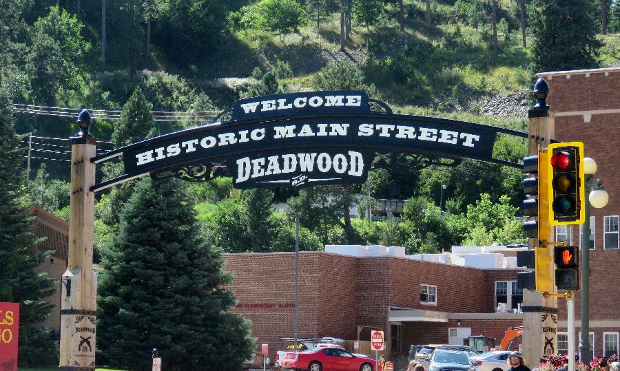 Entering Historic Deadwood
