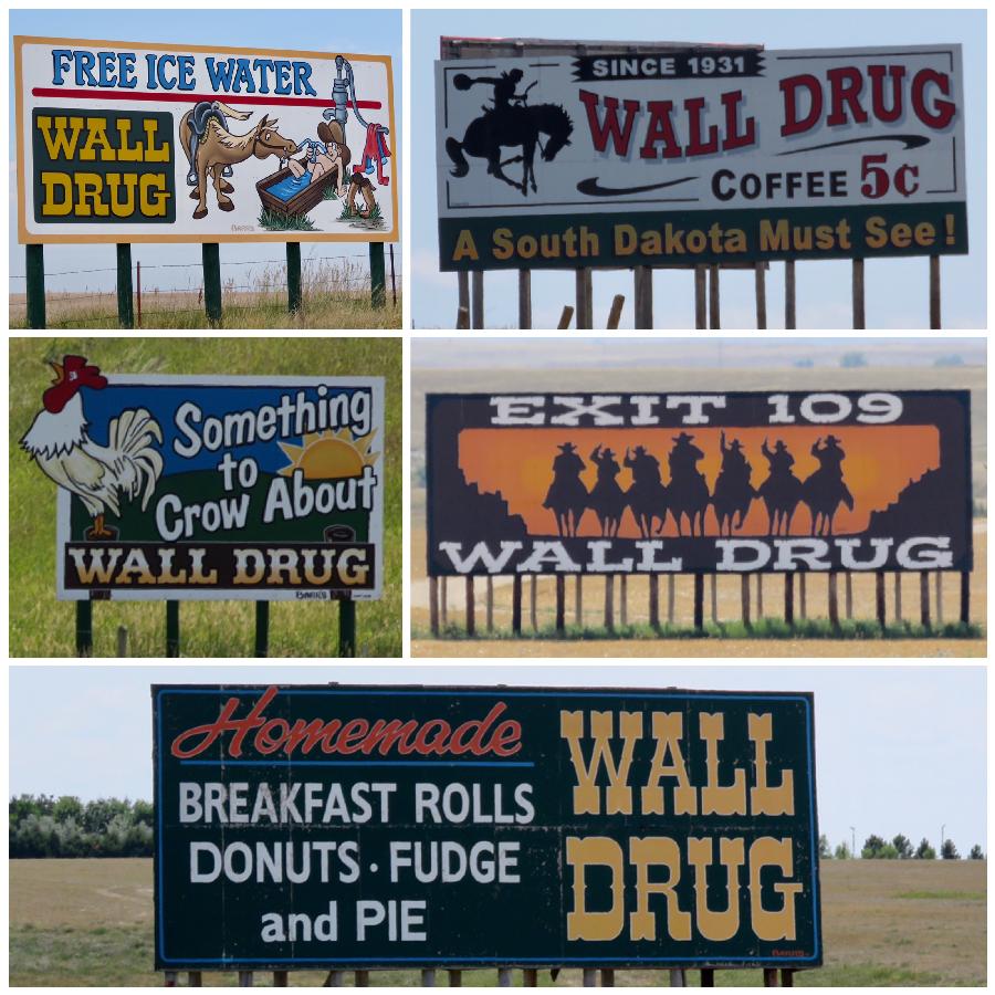 So Many Signs Advertising Wall Drug Store