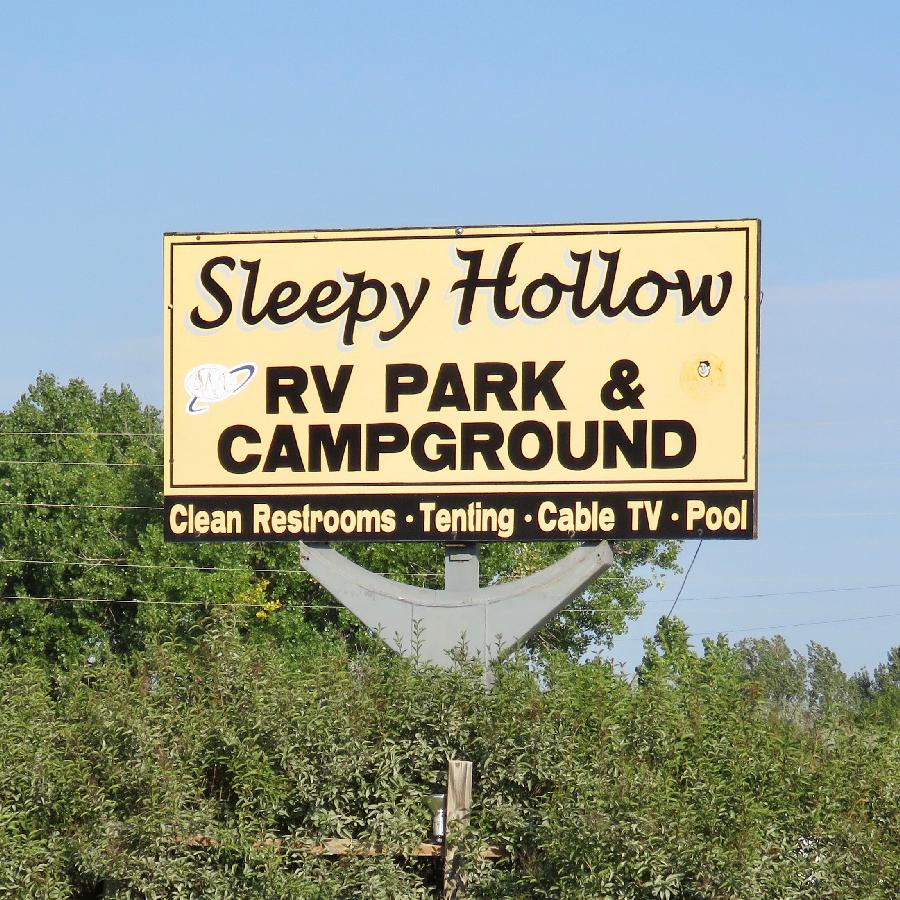 Entering Sleepy Hollow Campground & RV Park