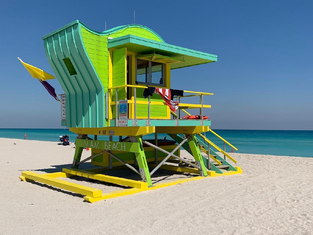 Fun and Colorful Lifeguard Towers of Miami Beach