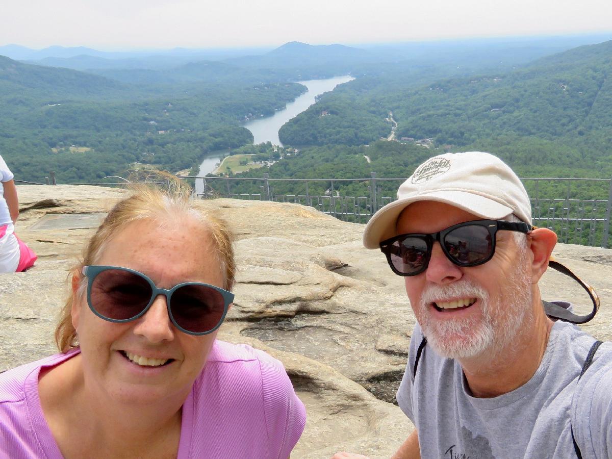 Atop the Spire Called Chimney Rock 