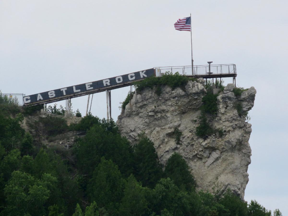 Climb the Castle Rock to "Pontiac's Lookout"