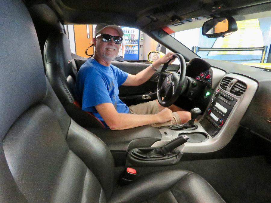 Taking a Spin in the Corvette Simulator 