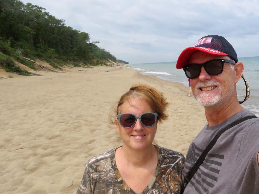 Found a Near Private Beach at Indiana Dunes National Park