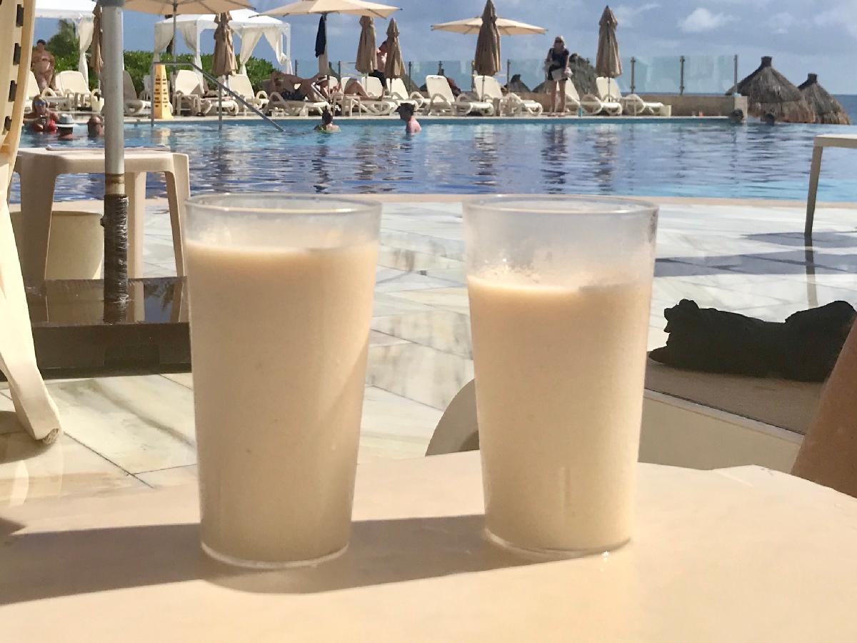 Adult Beverages Delivered Poolside at Bahia Principe