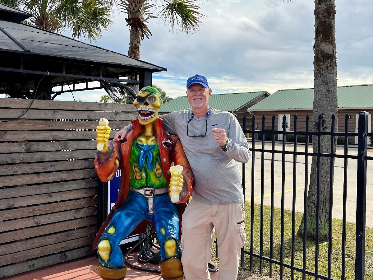Reliving Youth with a Pirate at Cajun Palms RV Resort