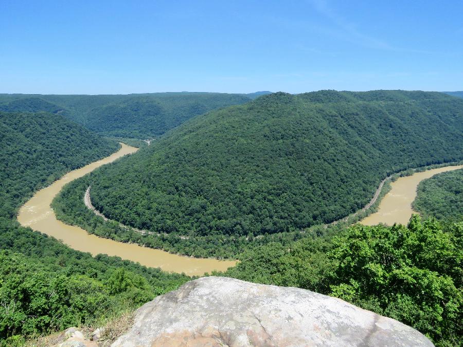 Grandview Overlook at New River Gorge National Park