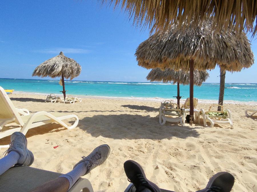 Relaxing on the Beach in Punta Cana