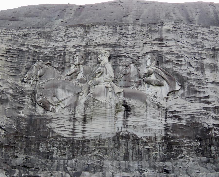 Carving at Stone Mountain