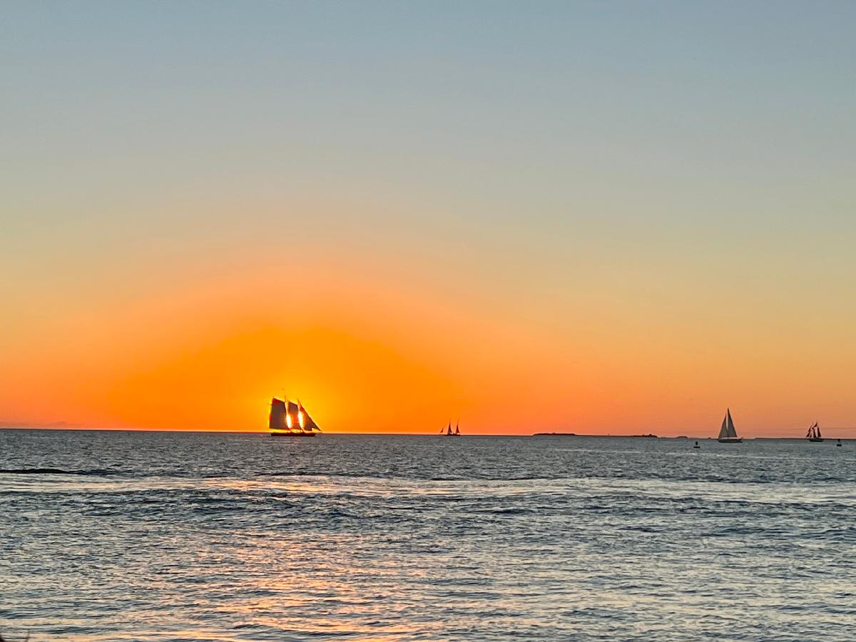 It's Tradition: Sunset from Key West's Mallory Square