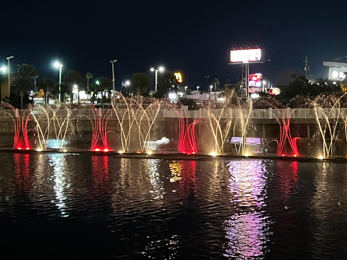 Laketown Wharf's Singing and Dancing Fountains