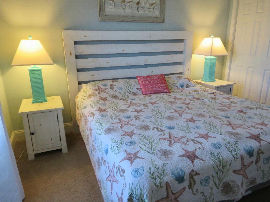 Guest Bedroom with Carpeting 