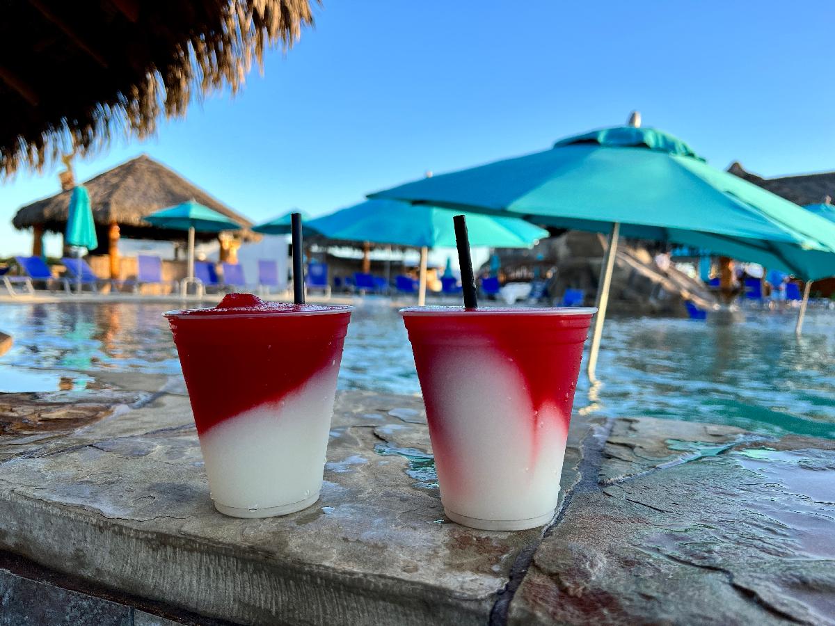 Summertime Cool Down: Frozen Drink or Lagoon Pool